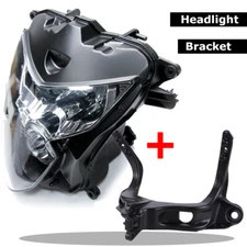 Headlight Assembly + Upper Fairing Stay Bracket For Suzuki GSXR600 GSXR750 04-05