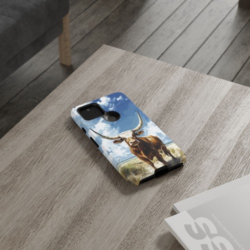 Bull Horns Blue Sky - Phone Ink Cover Case for iPhone, Galaxy, Pixel - 第 175/281 張圖片