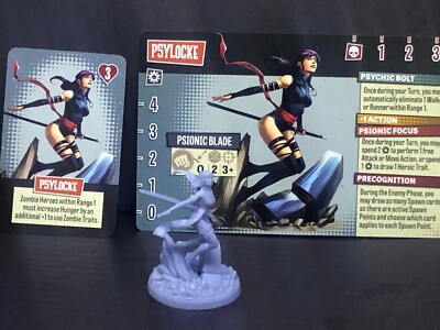 CMON - Kickstarter - Marvel Zombies Zombicide - Enemy Super Heroes - Psylocke