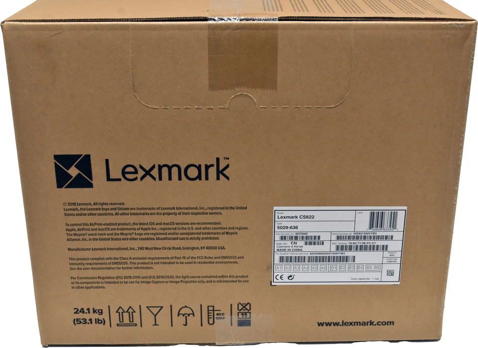 Lexmark CS622de A4 stampa laser a colori LAN Duplex 5029-636 NUOVO/CONFEZIONE... - Immagine 3 di 4