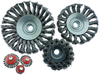 Topfbürste 65mm M14 Gezopft 12x Topfbürste Drahtbürste 65mm M14 – Gezopft Für Winkelschleifer & Flex