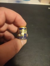 S3- Dé à coudre - BRETAGNE- laiton émaillé 