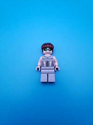 Lego Marvel Minifigure Dr. Octopus Otto Octavius Bluish Gray 4857 Spider-man!
