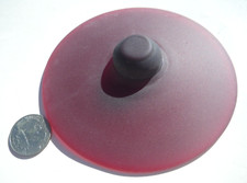 Sea Glass, Rare Very Large Red Base