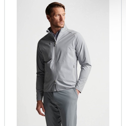 Peter Millar Men’s golf flex adapt wind shell jacket , Light blue, Size L F42 - Picture 5 of 11