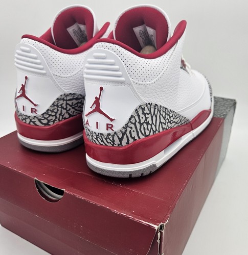 Taglia 11,5 - Jordan 3 Retro Mid Rosso Cardinale IN MANO RTS - Foto 3 di 16