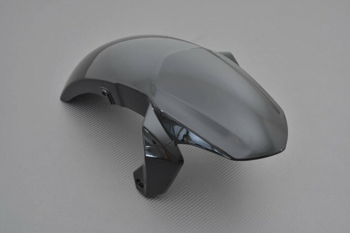 Garde-boue avant noir finition brute pour Kawasaki ER-6F EX650E