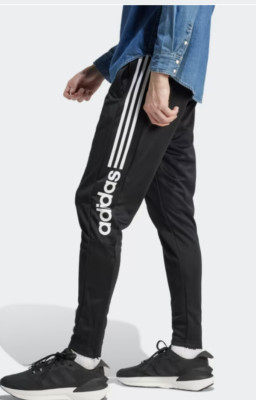 IKE アイケーイー #008 トラックパンツ サイズ2 Adidas Sportswear Men's Trio Wordmark Pants 2XL Black/White IA3048