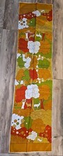 Vtg Baar  Beards Slim Scarf 52  X 13  Hand Rolled Japan Woodland Animalsl