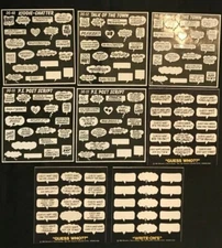 Mrs. Grossman's Stickers: Letters, Numbers,Word Bubbles: Wedding, Baby,Guess Who