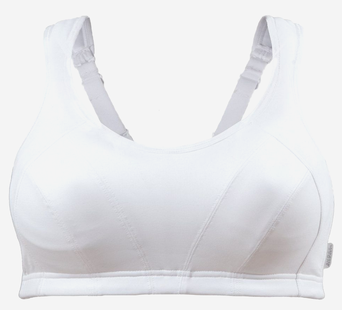 Shock Absorber White Sports Bra 38G B4490 Active Multi Support Bounce control
