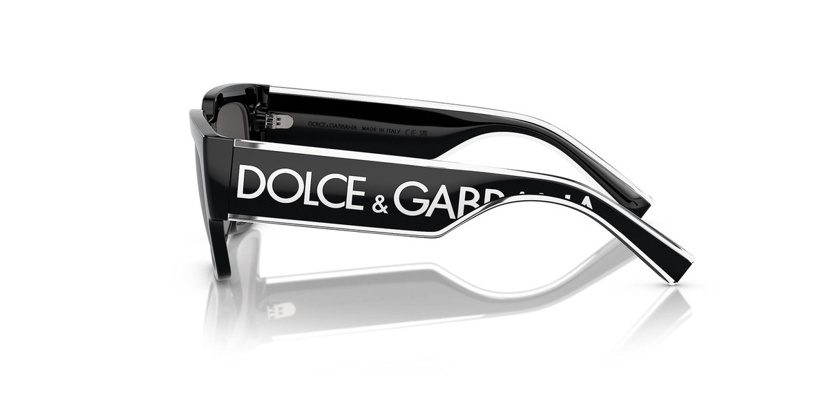 Dolce & Gabbana DG6184-501/87 Sunglasses BLACK w/DARK GREY