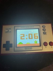 Super Mario Bros Game And Watch Hand Held Console ONLY NO CHARGER