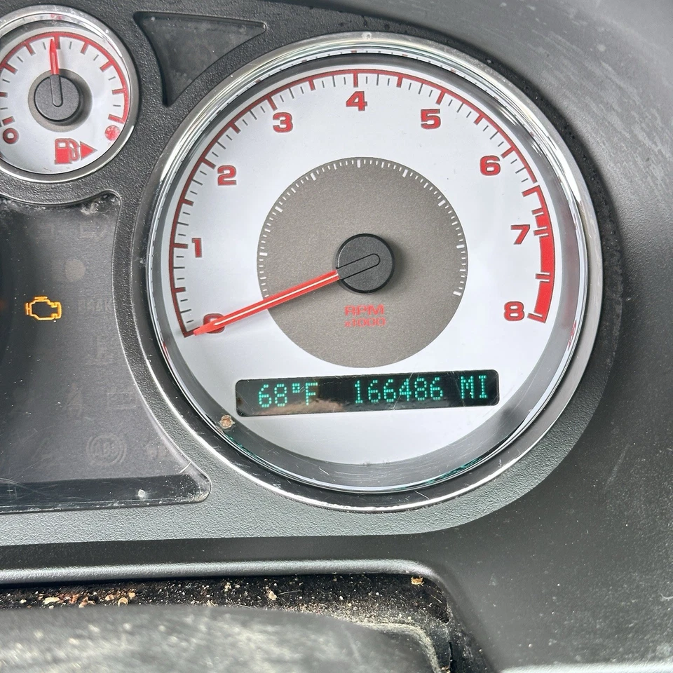 Pontiac G5 2008 cupé manual OEM velocímetro cuadro de instrumentos 166 k 08 09 Foto 4 de 4