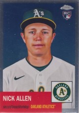 2022 Topps Chrome Platinum Anniversary Nick Allen 235 RC | Oakland Athletics