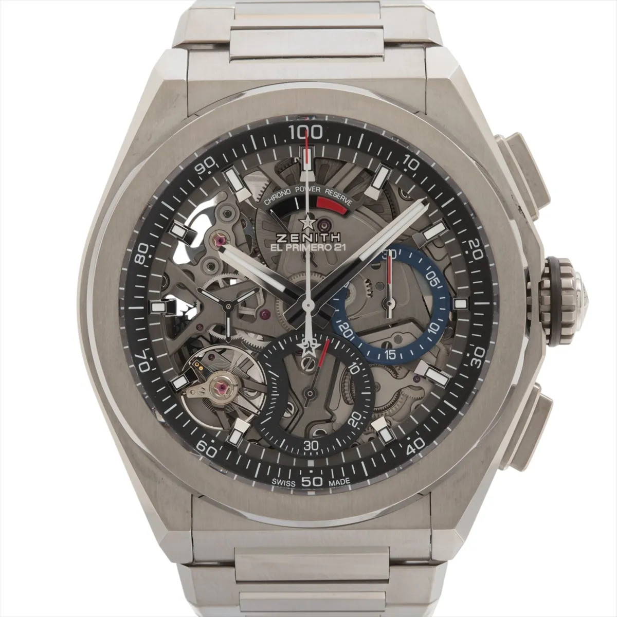 Zenith Defy El Primero 21 95.9000.9004/78.M9000 TI TI AT Skeleton dial