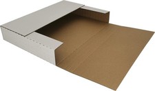 ROTCH 50 Pack 11.125x8.625x2'' Cardboard Easy-Fold Shipping Boxes, Small Corruga