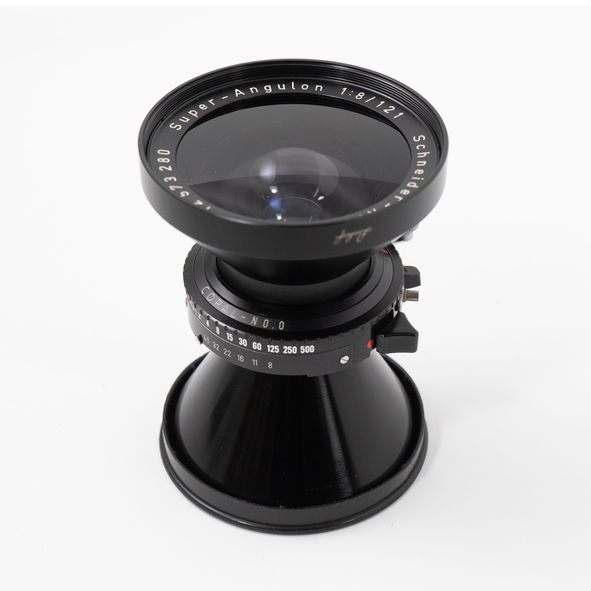 Linhof Schneider Super-Angulon f8, 121mm for large format camera