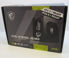 Image of MSI MAG A750GL 750W Full Modular 80+ Gold PCIE 5.1 ATX 3.1 Power Supply PSU