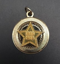 P.E.O. Sisterhood 1869 - 1969 Centennial Bracelet Charm Karatclad Lamode - Used