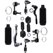 Front Tie Rod End Steering Sway Bar Rack Pinion Bellow For 2001-04 Toyota Tacoma