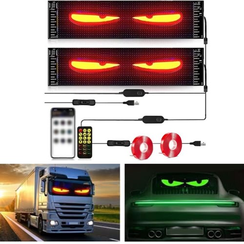 2PCS LED Display Lights for Cars Perfect for Retail and Special Events - Picture 3 of 7