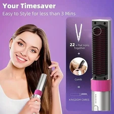 Hair Straightener Brush，Hair Straightener Comb Straightening Brush for Women