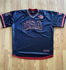 Vintage 90s FUBU Jersey Mens XXXL Blue Rap LTD City Edition FUBU 05 Collection