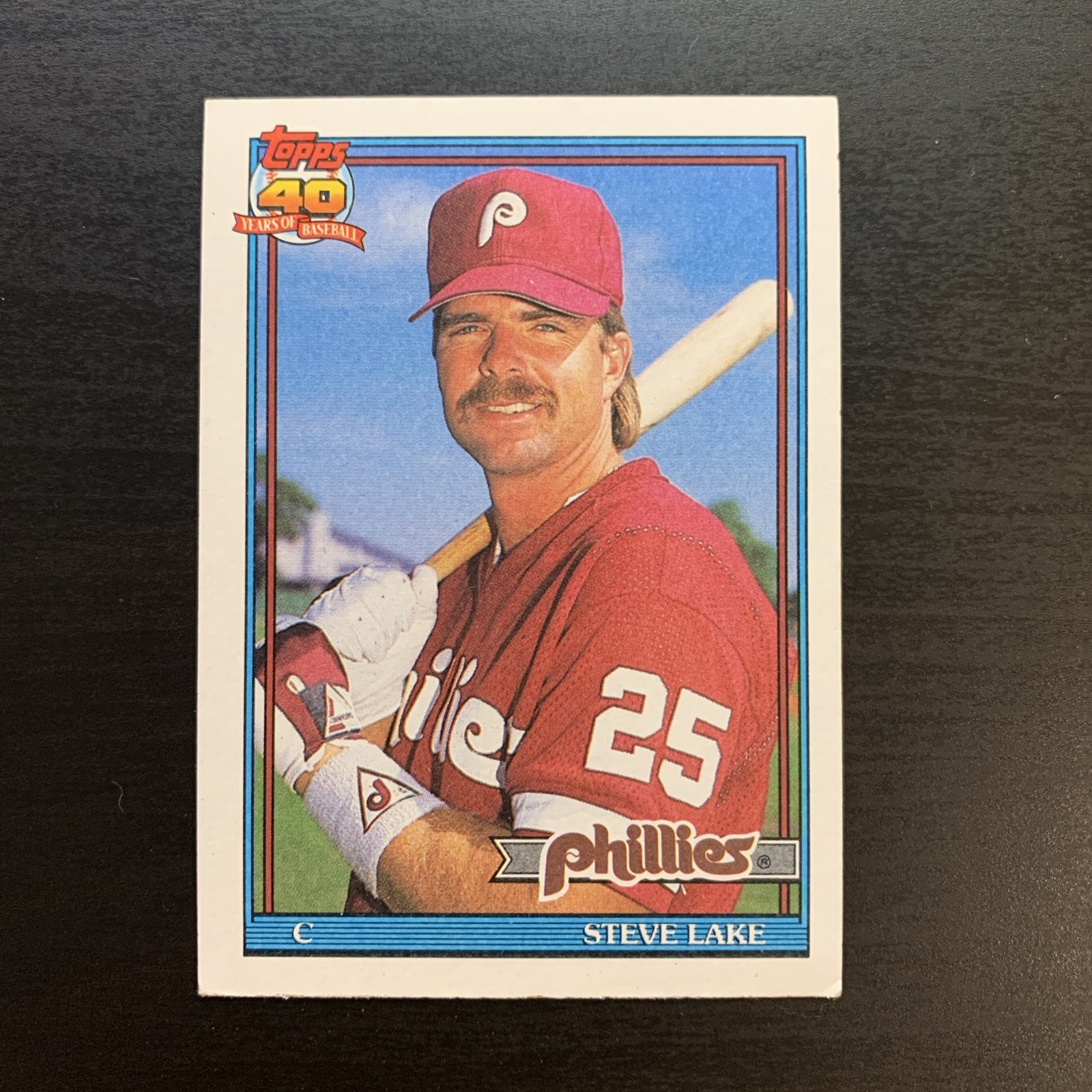 1991 Topps Randy Ready #137 Philadelphia Phillies