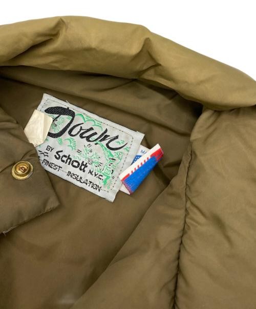 Schott leather vest down jacket Men - image 16