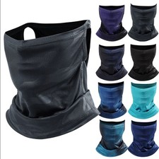 Face Mask Neck Gaiter Covering Bandana Reusable Neckerchief Scarf with Ear Loops