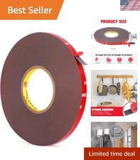 Multipurpose 100FT Double Sided Tape - Waterproof Strong Adhesive for All Needs