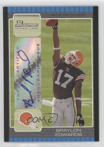 Braylon Edwards [Autograph] #111 2005 Bowman card