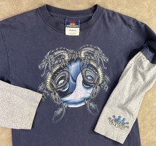 Vintage JNCO T-Shirt Ying Yang Double Dragons Skater 90s Tee Youth Sz M USA