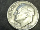 1952-S ROOSEVELT DIME