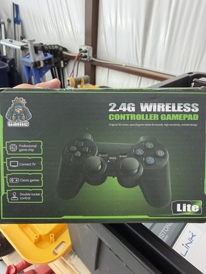 Game Lite 2.4G Wireless Gamepad Controller Black Double Rocker Professional Chip