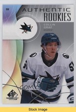 2024-25 Upper Deck SP Game Used Authentic Rookies Collin Graf #230 READ 1tj3