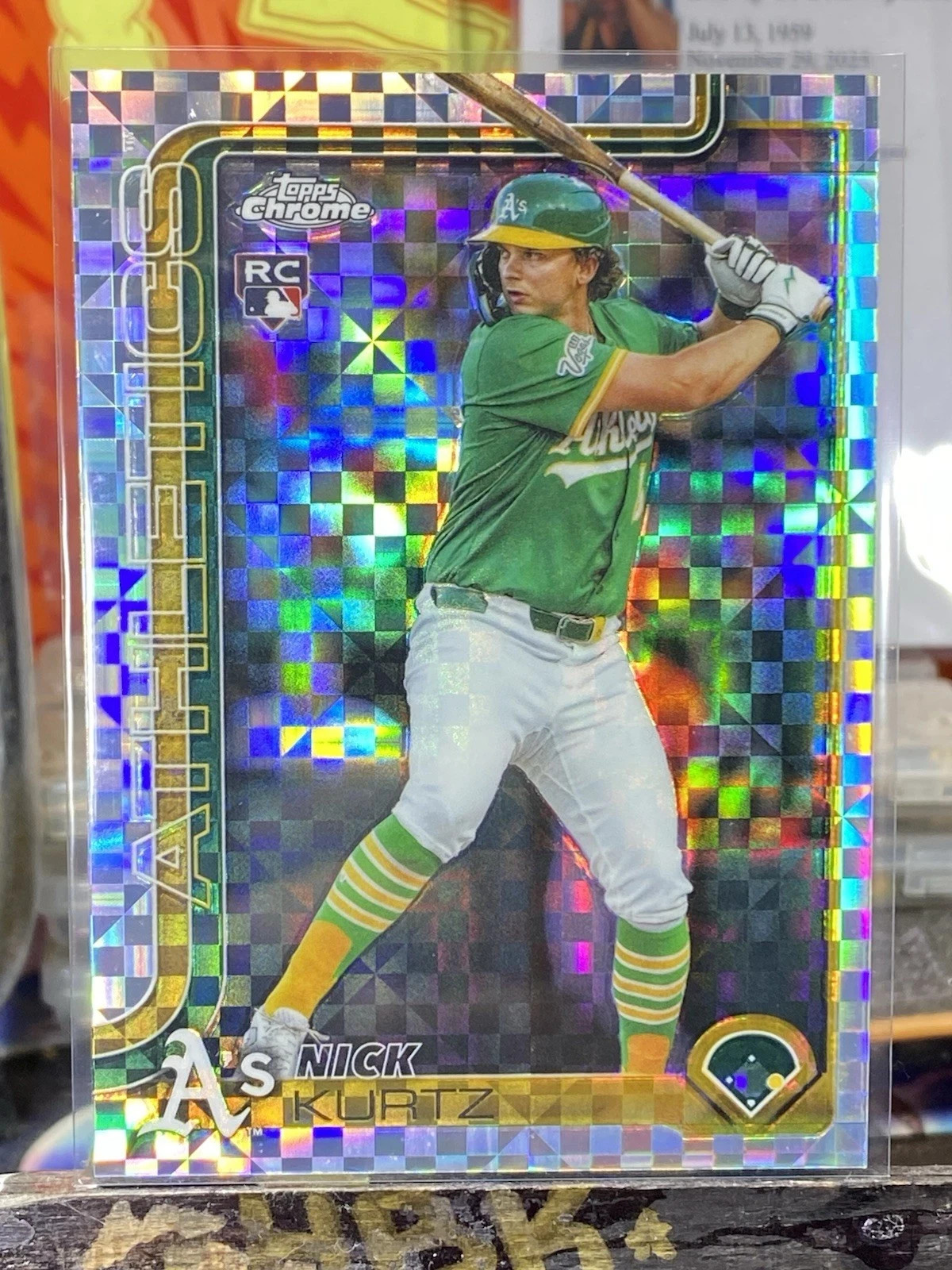 2025 Topps Chrome Update Series - Nick Kurtz #USC178 X-Fractor (RC)