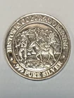 .999 Fine Silver American Wildlife Series Elk Historic Colorado Mining 20.3 Gram