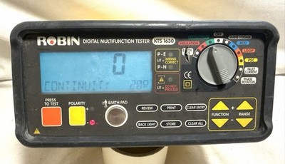 ROBIN KTS 1630 DIGITAL MULTIFUNKTION ELEKTROINSTALLATION TESTER NACKTES GERÄT