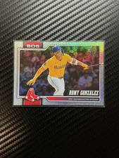 2026 Topps Series 1 Romy Gonzalez #294 Sand Glitter Foil Red Sox