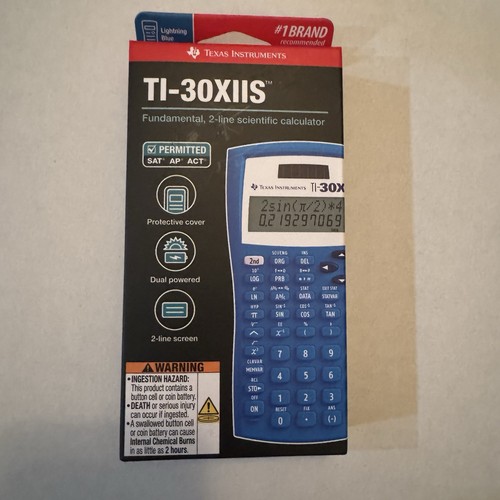 Calculadora científica azul derivada Texas Instruments TI-30XIIS - Imagen 6 de 7