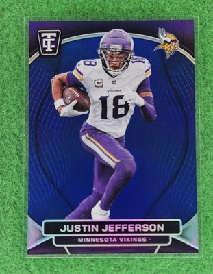 2024 Panini Totally Certified - Justin Jefferson #60 Mirror Platinum Blue /149