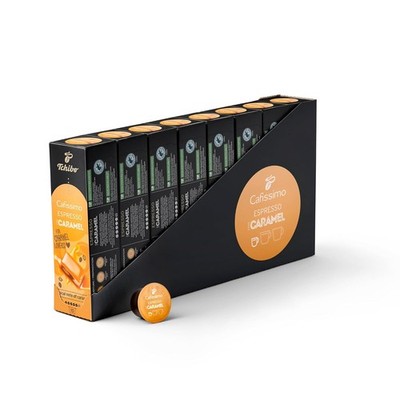 Tchibo Cafissimo Vorratsbox Espresso Caramel Kaffeekapseln, 80 Stück
