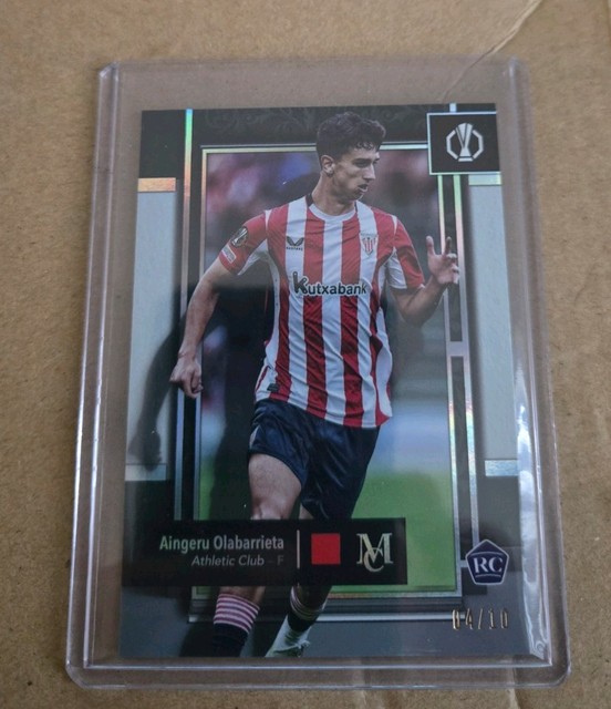 2024-25 Topps Museum UEFA Black Diamond Aingeru Olabarrieta RC 4/10