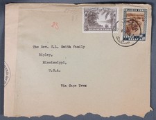 MayfairStamps Belgian Congo 1948 Censored to Ripley MS Cover aaw_78183