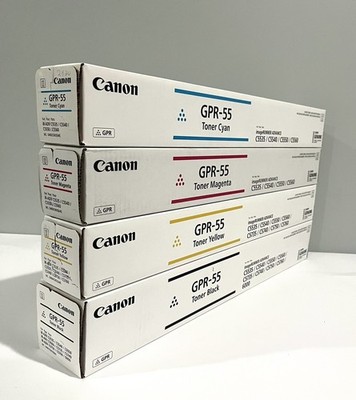 Set Cartucce Toner Canon GPR-55 Nero Ciano Magenta Giallo Per Stampanti C5535i/C5540i Set Toner Canon GPR-55 - Foto 8