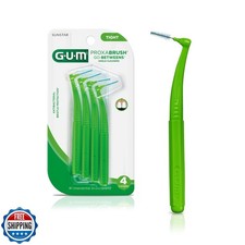 GUM Proxabrush Go-Betweens - Angled- Interdental Brushes - Soft B