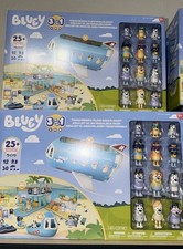 2 Bluey's 3-IN-1 Transforming Plane Mega Set Ultimate Family Trip Playset, 42p