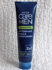 AVON CARE FOR MEN SENSITIVE 2-in-1 AFTERSHAVE BALM & MOISTURISER 100ml  * NEW *
